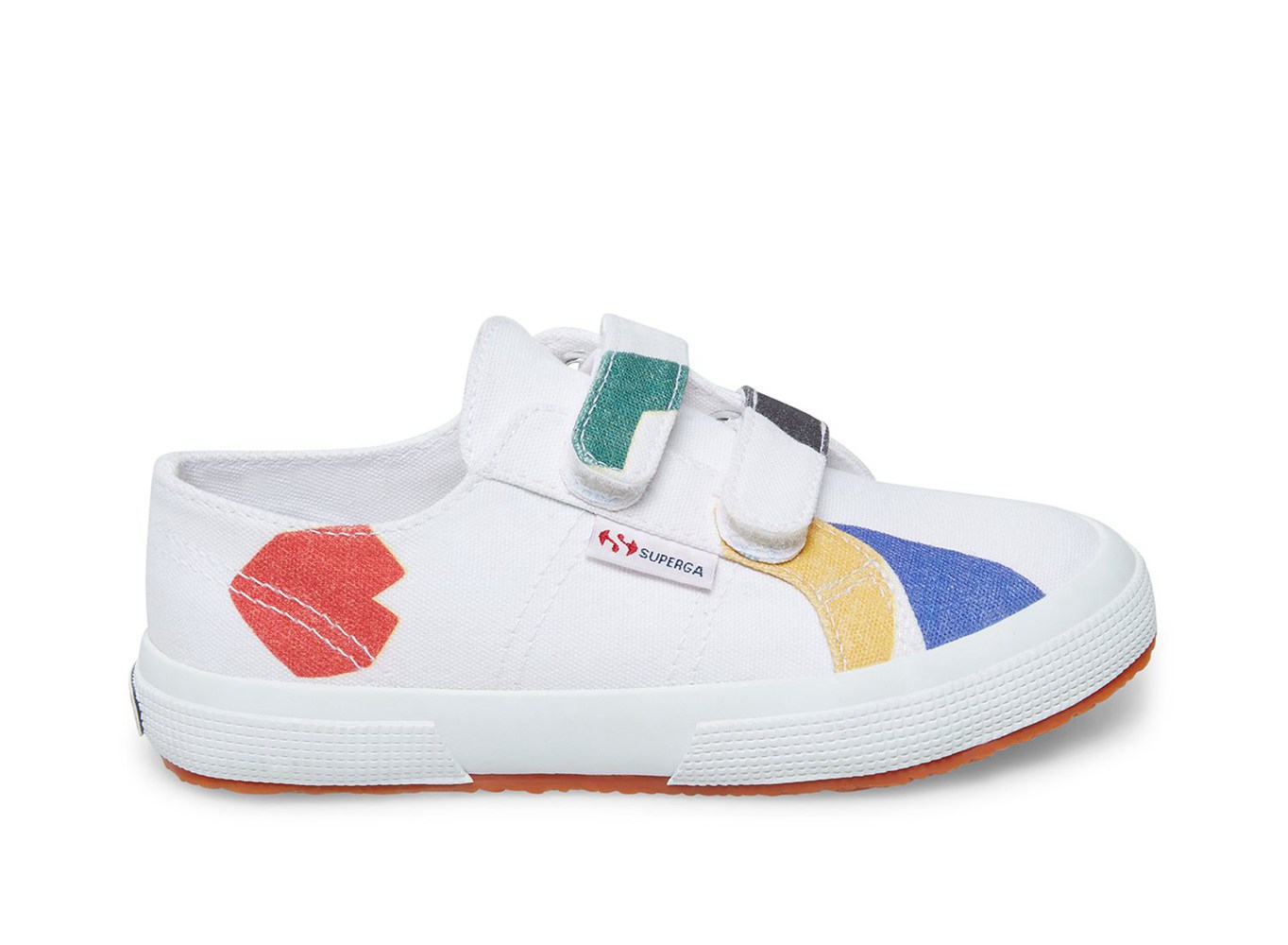 Zapatillas Superga Niños Blancas - 2750 Cotjstrap Fancolorfigures - 739542QDC